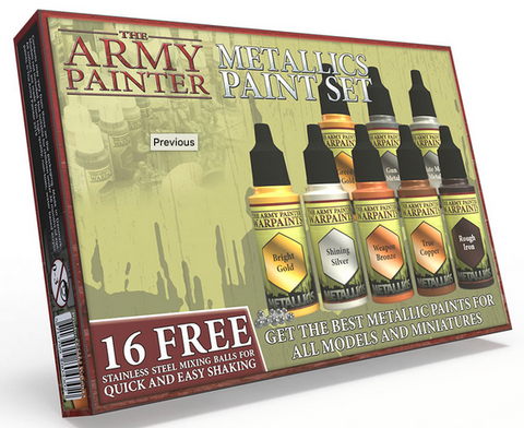 Army Painter: Metallics paint set