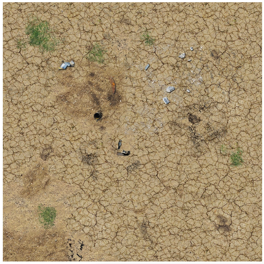 Desert Wasteland Gaming Mat 2x2