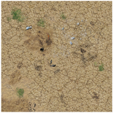 Desert Wasteland Gaming Mat 2x2