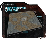 Alien Catacombs Gaming Mat 2x2