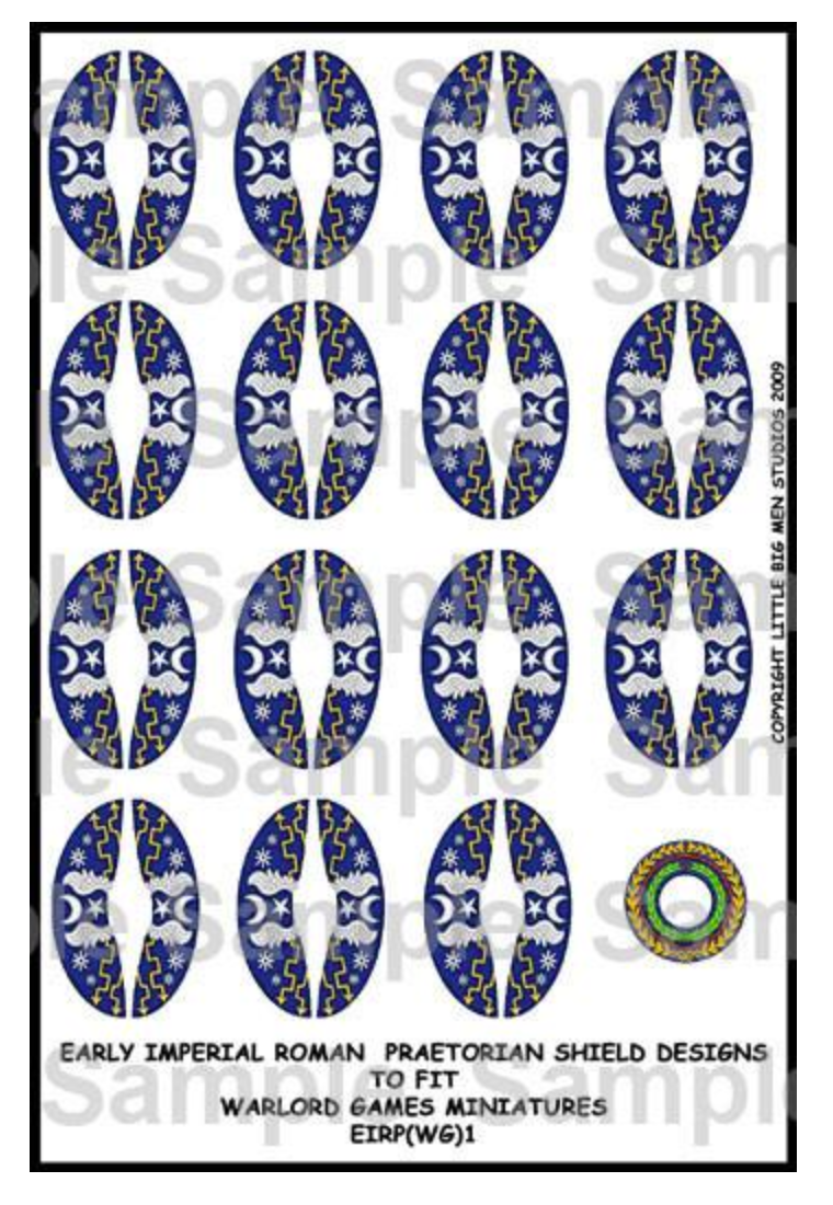 Praetorian Guard shield designs 1