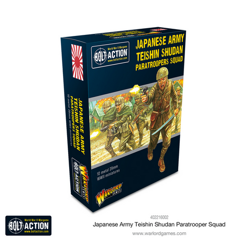 Japanese Army Teishin Shudan Paratrooper squad