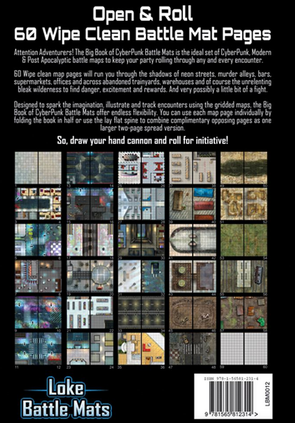 Big Book of Cyberpunk Battle Mats (A4)