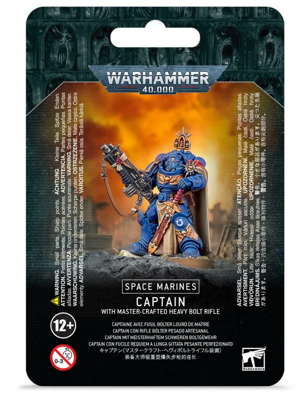 SPACE MARINE CAPTAIN WITH MASTER-CRAFTED BOLT RIFLE