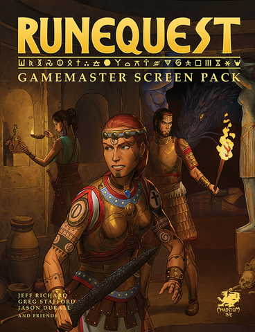 RUNEQUEST: Gamemaster Screen Pack