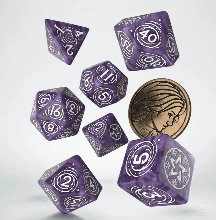 The Witcher Dice Set. Yennefer - Lilac and Gooseberries