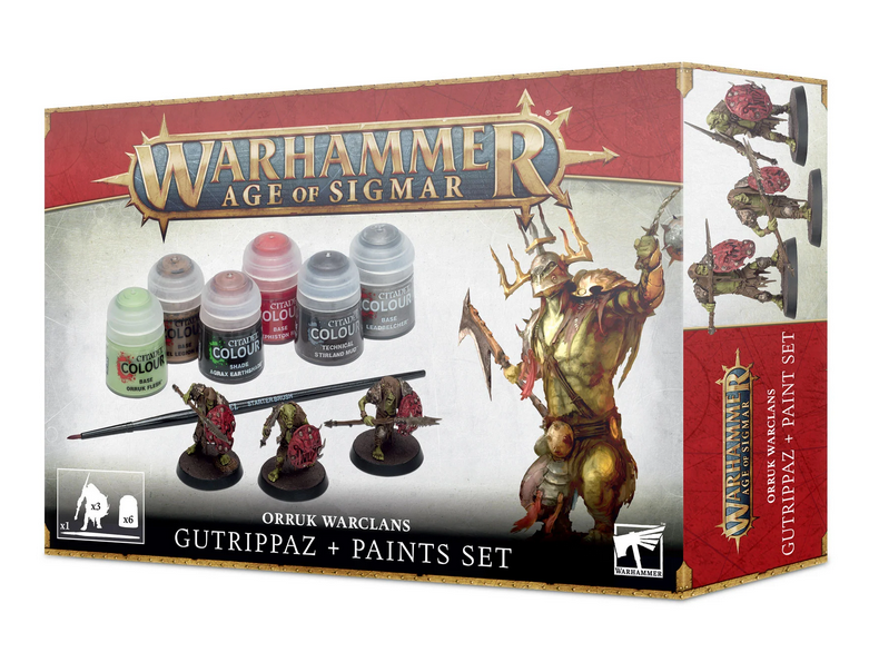 ORRUK WARCLANS GUTRIPPAZ  + PAINT SET