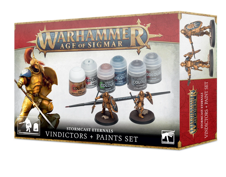 STORMCAST ETERNALS VINDICTORS + PAINT SET