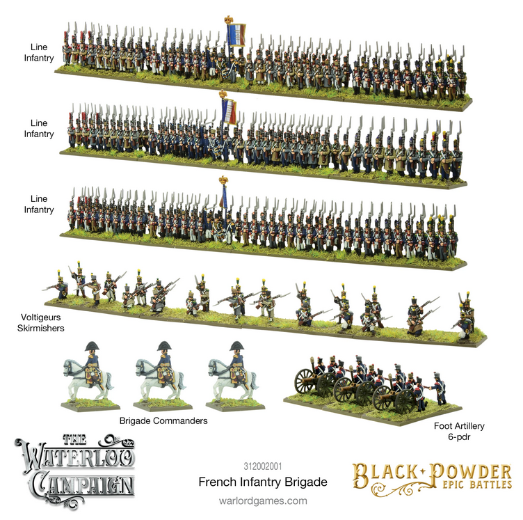 Epic Battles: Waterloo - French Infantry Brigade