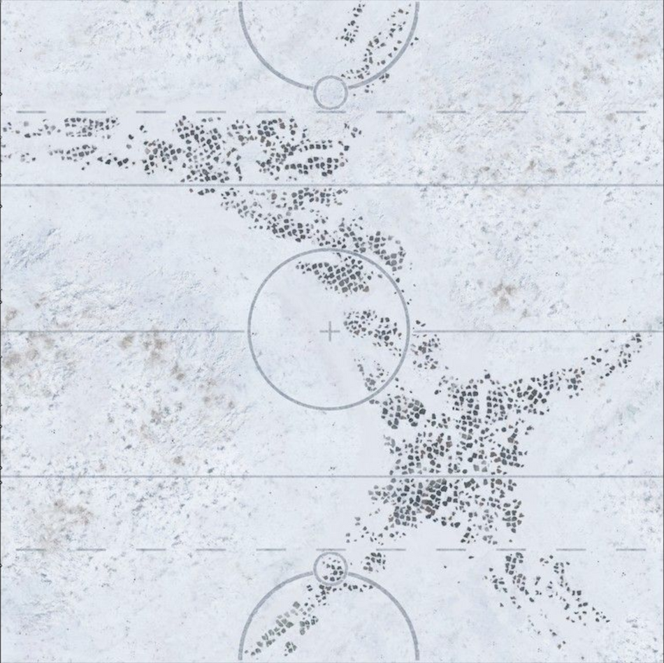 G-Mat: Winter Football (3'x3')