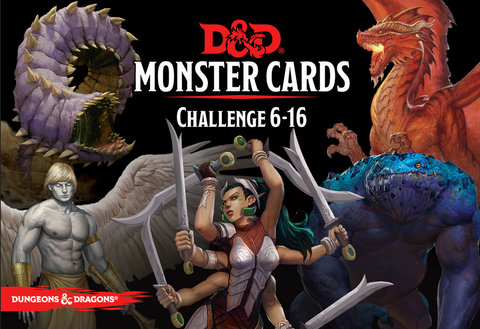 Dungeons & Dragons - Monster Cards Challenge 6-16