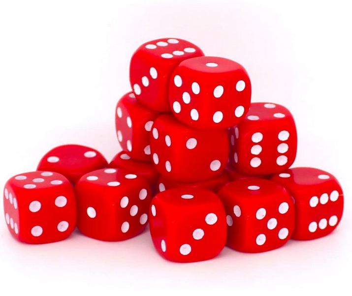 Packs of Dice (Various size & colours)