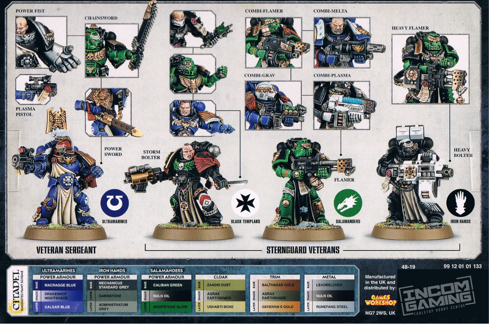 SPACE MARINE DEVASTATOR SQUAD