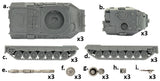 Leopard 1 Panzer Zug (Plastic)