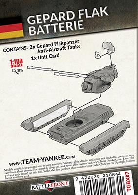 Gepard Flakpanzer Batterie
