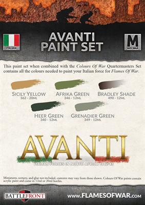 Avanti Paint Set