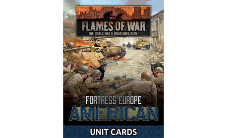 FORTRESS EUROPE - American Unit Cards