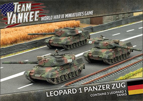 Leopard 1 Panzer Zug (Plastic)