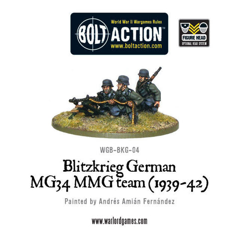 Blitzkreig German MG34 MMG team