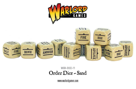 Bolt Action: Orders Dice pack - Sand