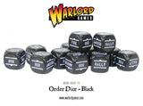 Bolt Action Orders Dice - Black