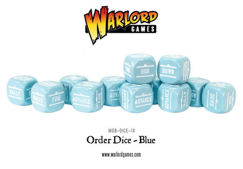 Bolt Action: Orders Dice pack - Blue
