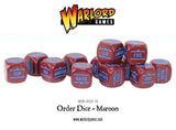 Bolt Action: Orders Dice pack - Maroon