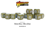 Bolt Action: Orders Dice pack - Olive Drab