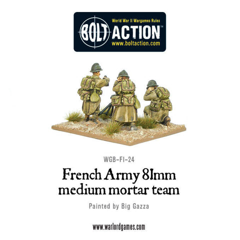 FRENCH Early War 81mm Mortar Team