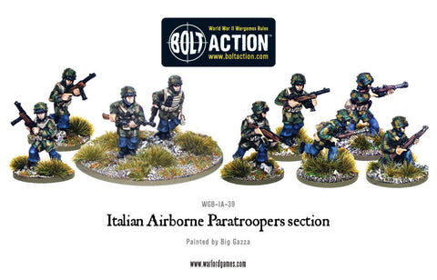 Italian Airborne Paratroopers section
