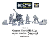 German Heer LeFH 18 10.5cm Medium Howitzer (winter)