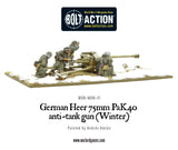 German Heer 75mm Pak 40 Anti-Tank Gun (Winter)