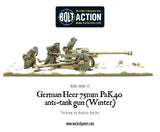 German Heer 75mm Pak 40 Anti-Tank Gun (Winter)