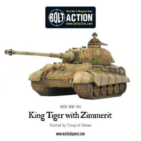 KING TIGER WITH ZIMMERIT