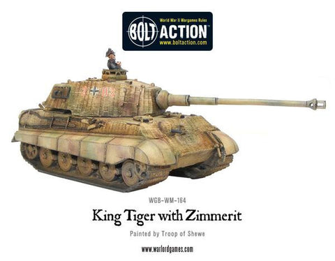 KING TIGER WITH ZIMMERIT