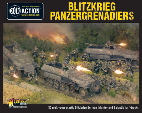 Blitzkreig Panzergrenadiers (30 + 3 Hanomags)