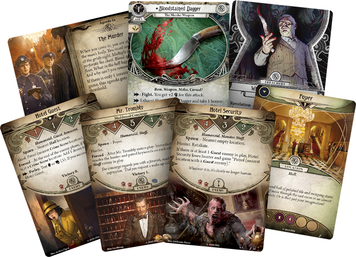 MURDER AT THE EXCELSIOR HOTEL - Standalone Adventure: Arkham Horror LCG