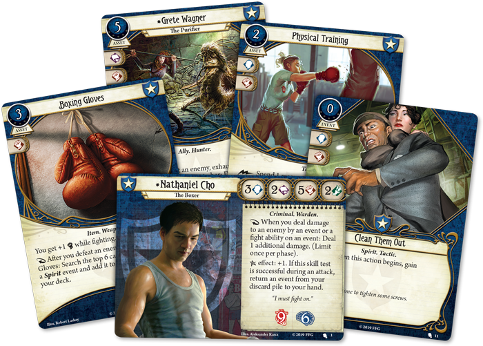 NATHANIEL CHO - Investigator Starter Deck: Arkham Horror LCG Exp.