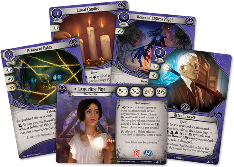 JACQUELINE FINE - Investigator Starter Deck: Arkham Horror LCG Exp.