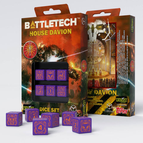 Battletech House Marik D6 Dice set (6)