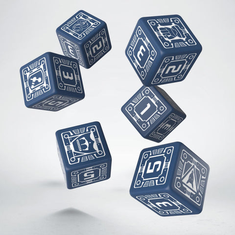 Battletech House Steiner D6 Dice set (6)