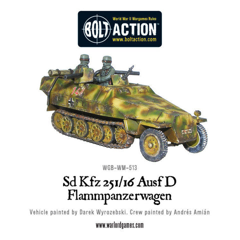 Sd.Kfz 251/16 Ausf D Flammpanzerwagen Half Track