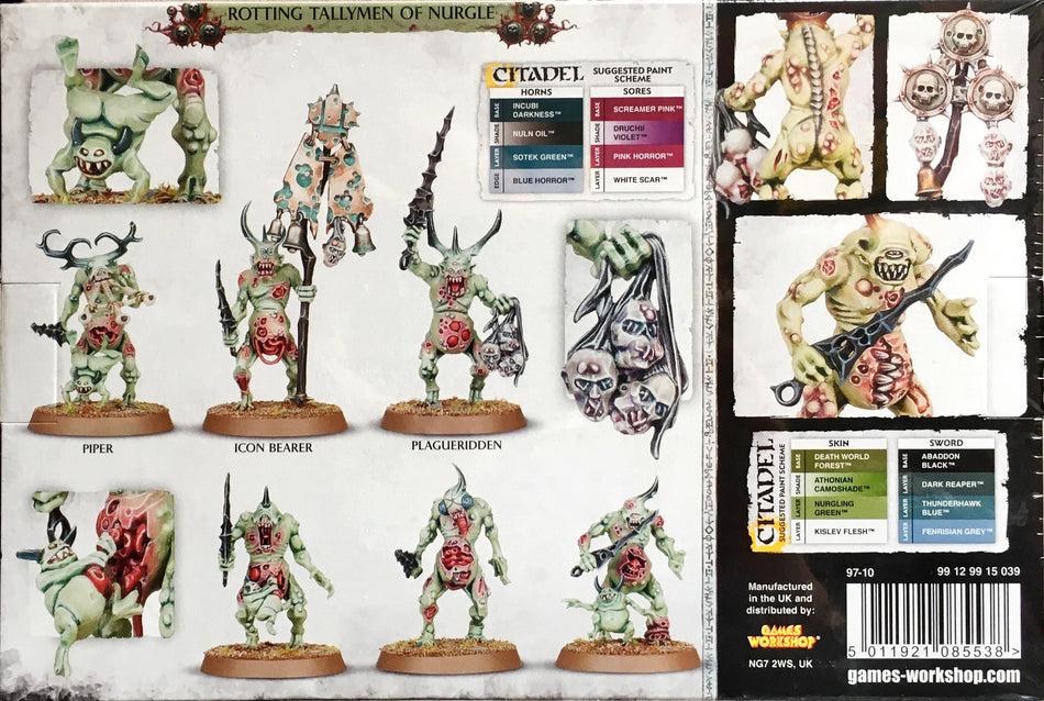 DAEMONS OF NURGLE PLAGUEBEARERS