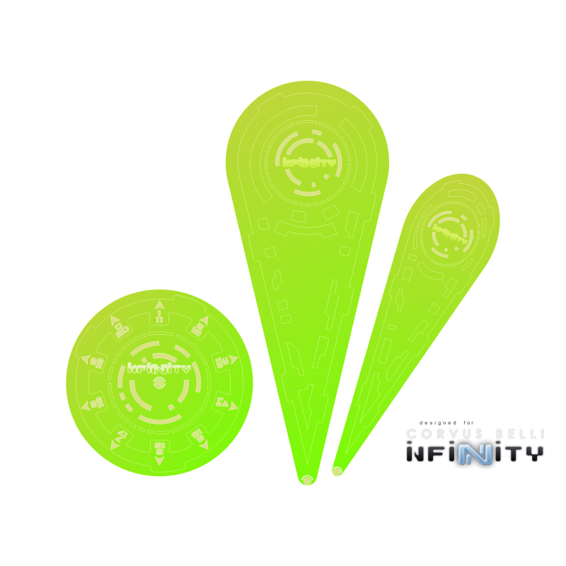 Infinity Templates (3) "GREEN"