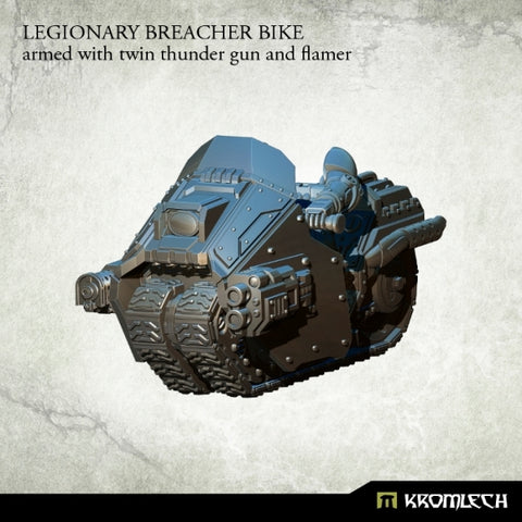 LEGIONARY BREACHER BIKE: with twin thunder gun and flamer