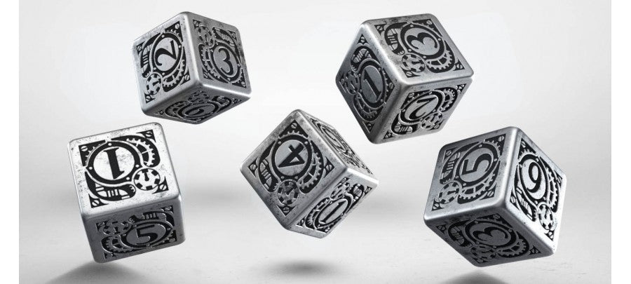 Metal Steampunk Dice Set (7)