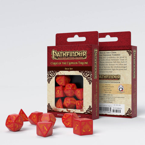 Pathfinder Curse of the Crimson Throne Dice Set (7)