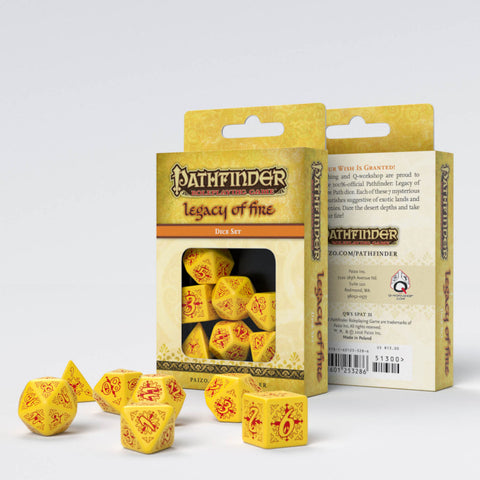 Pathfinder Legacy of Fire Dice Set (7)