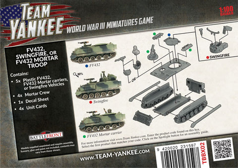 FV432 or Swingfire Troop (Plastic)