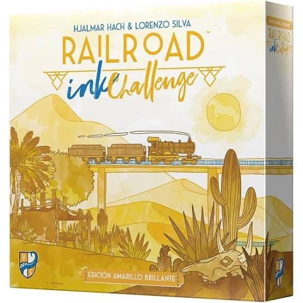 Railroad Ink Challenge - Shining Yellow Edition